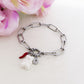 WINONA ~ ACCIAIO INOSSIDABILE Bracciale catena + timone e Teddy colorato