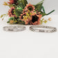 SET " YOU & ME " ~ 2 BRACCIALI lui e lei in acciaio inossidabile con INCISIONE PERSONALIZZATA
