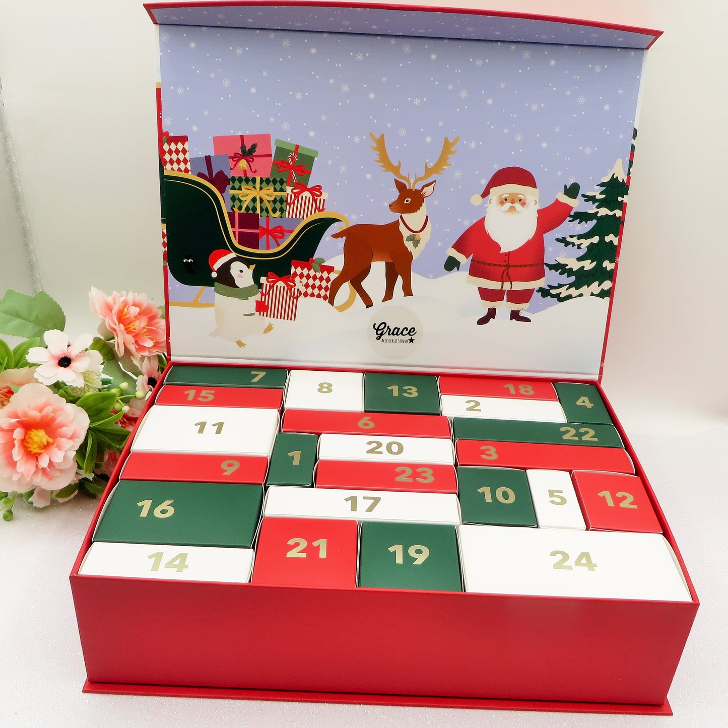 CALENDARIO DELL'AVVENTO ~ GRACE STUDIO  ~ 24 GIOIELLI