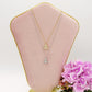 TEDDY CRYSTAL - ACCIAIO INOSSIDABILE - collana con pendente orsetto in cubic zirconia