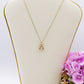 TEDDY CRYSTAL - ACCIAIO INOSSIDABILE - collana con pendente orsetto in cubic zirconia