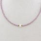 MARINA STAR - Collana perline Madreperla naturale cristallo e ACCIAIO inossidabile colori brillanti
