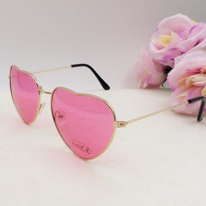 HARPER - Occhiali da sole a cuore UV400 con custodia