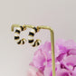 CANDY HOOPS - acciaio inossidabile Paio orecchini cerchi vintage smaltati