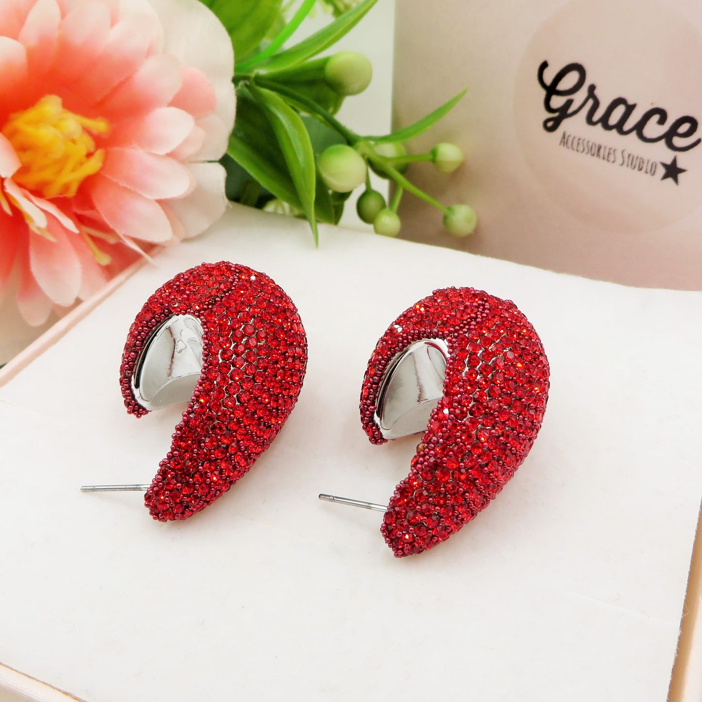 SELENE DROP -  Orecchini a goccia con cubic zirconia