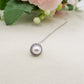 SHINY PEARL - ARGENTO 925 ~ Orecchino filo pendente con perla - saliscendi