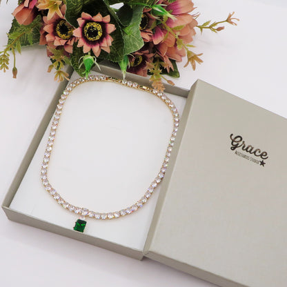 CHRISTY LUXE - Collier con Cubic Zirconia e pendente
