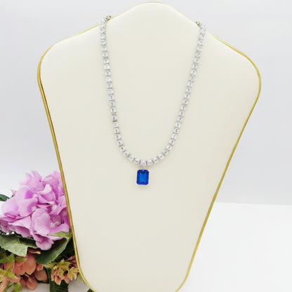 CHRISTY LUXE - Collier con Cubic Zirconia e pendente