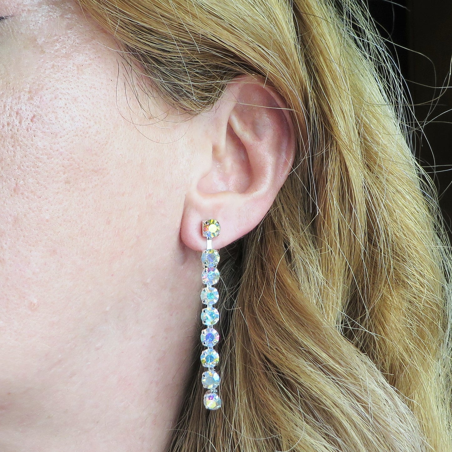 Luce Borealis Orecchini Tennis con cubic zirconia AURORA BOREALE