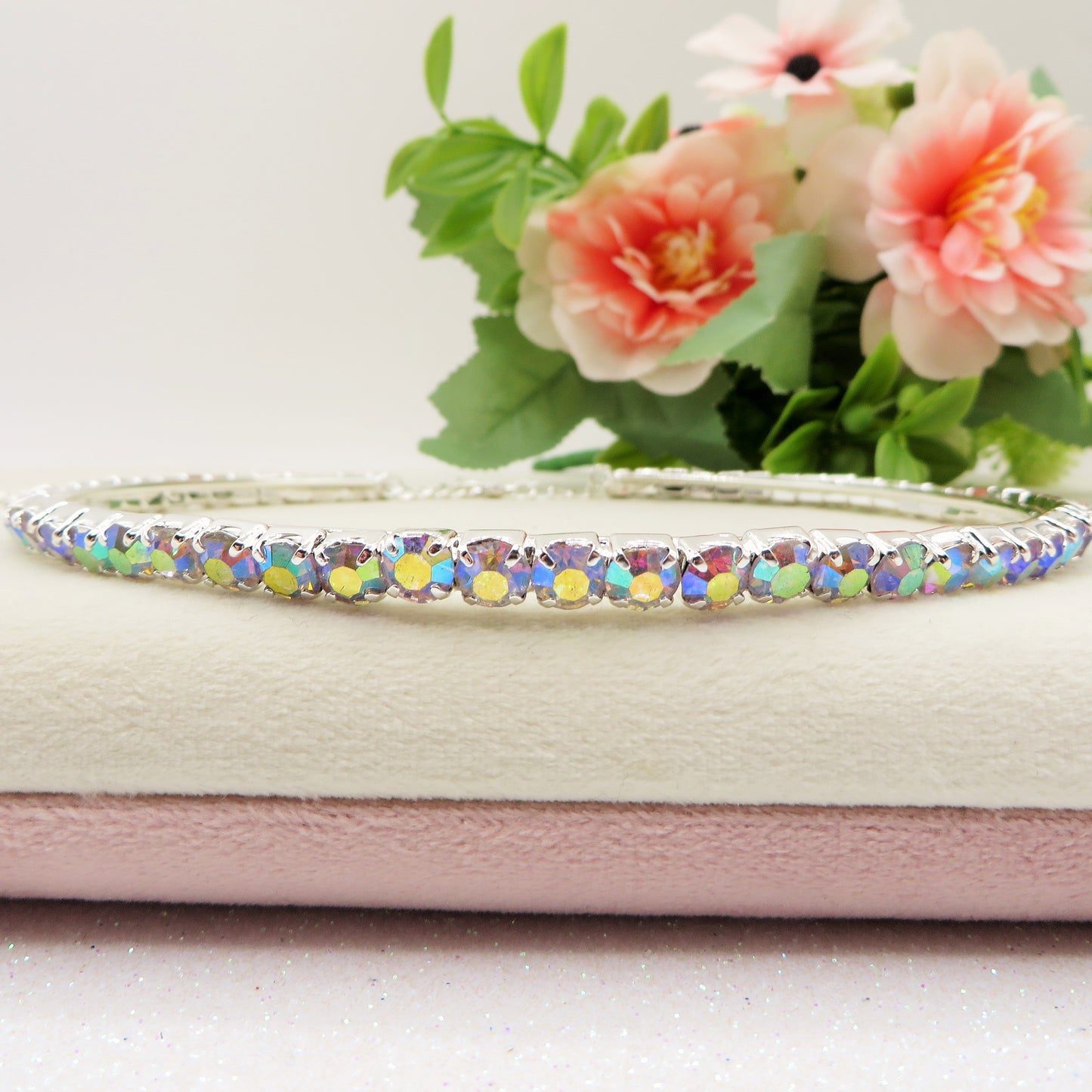 Luce Borealis Collana Choker Tennis con cubic zirconia AURORA BOREALE