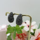 DROP LUXE - ACCIAIO INOSSIDABILE ~ Paio Orecchini goccia bombe' + cubic zirconia