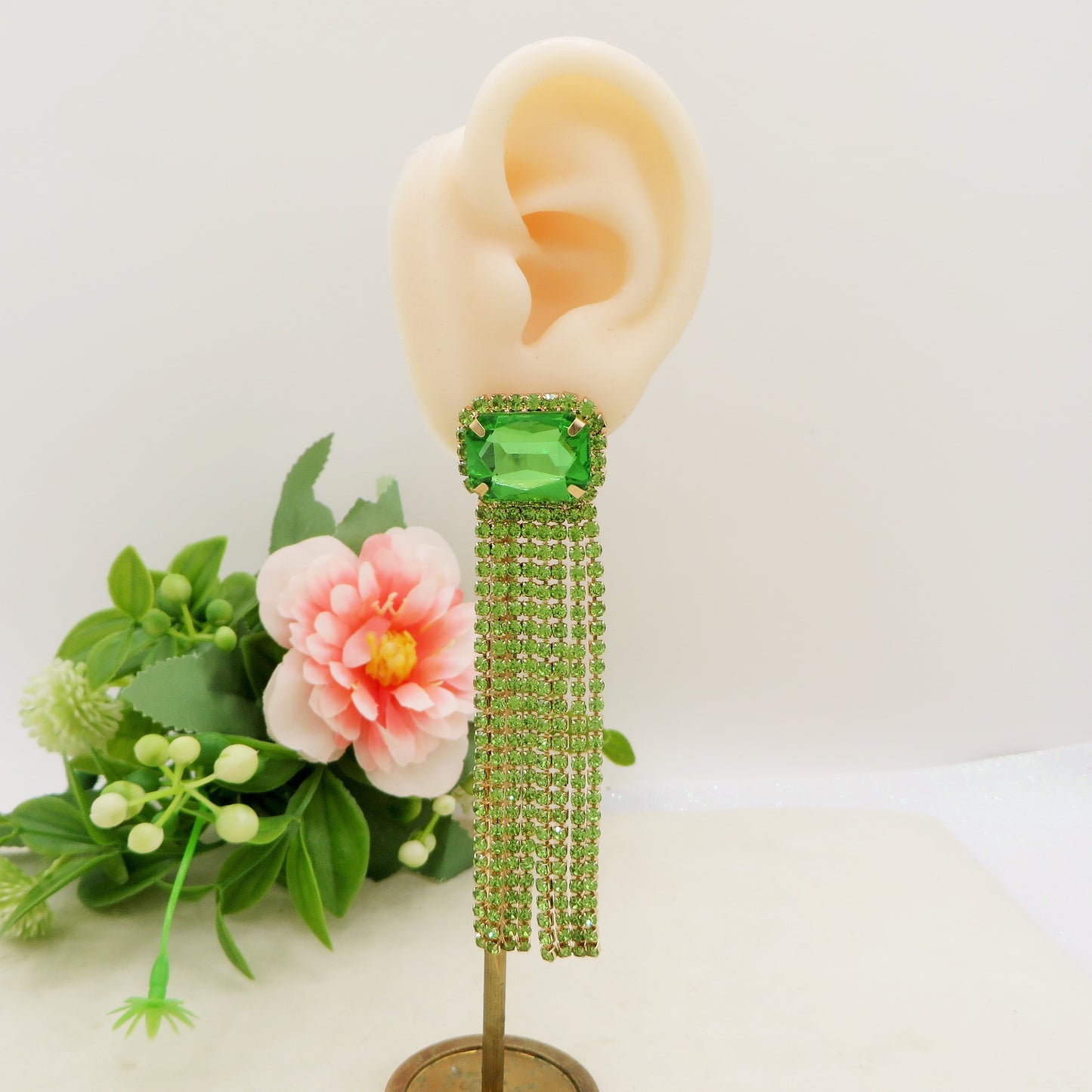 STELLA ~ Orecchini a cascata in Cubic Zirconia