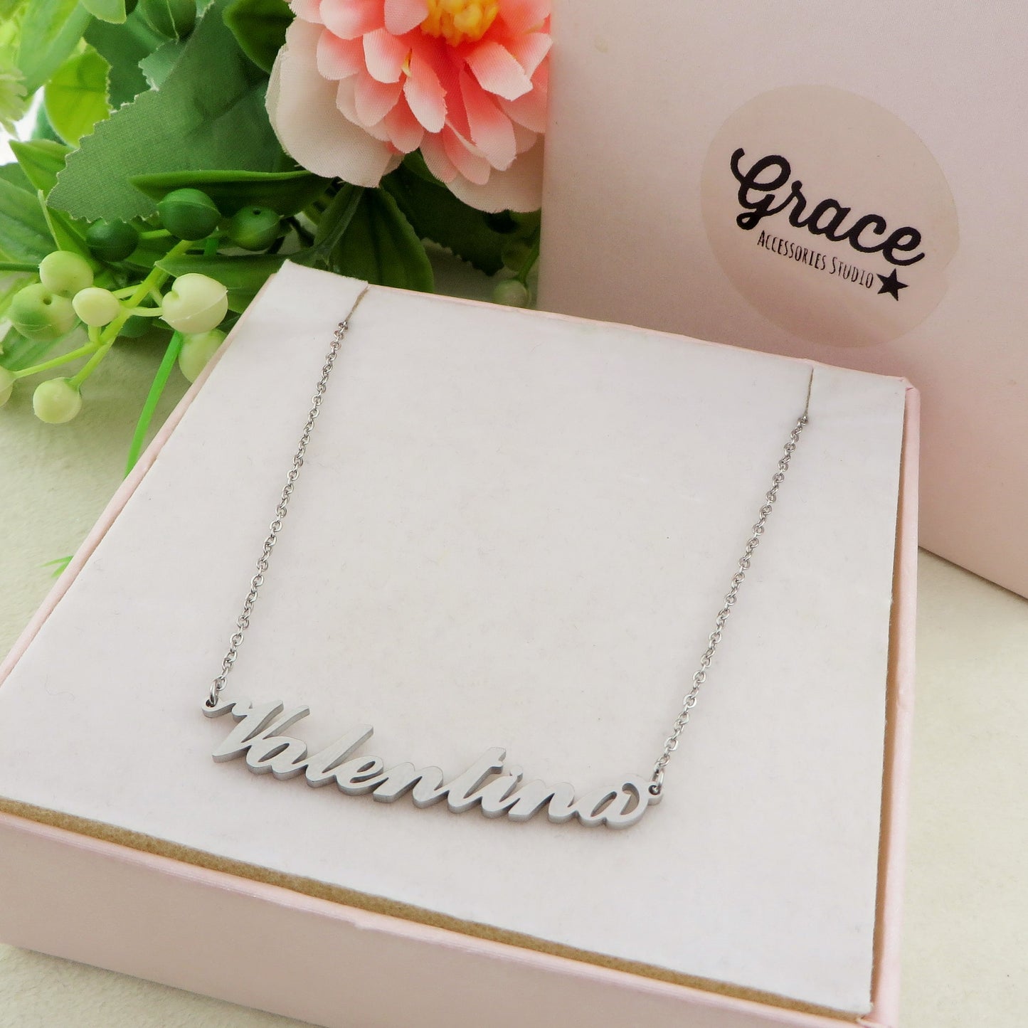 Collana "my name" Acciaio inossidabile