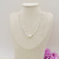 CUBETTI PEARL bagnato ARGENTO ~ Collana in ACCIAIO INOSSIDABILE