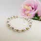 Bracciale PALLINI GOLD + bagnato ARGENTO ~ Bracciale UNISEX in ACCIAIO INOSSIDABILE