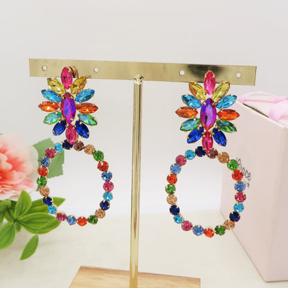 IPANEMA - PAIO  Orecchini con pietre sfaccettate e Zirconi rainbow