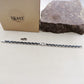 BRACCIALE uomo ACCIAIO catena bicicletta + placca stella acciaio