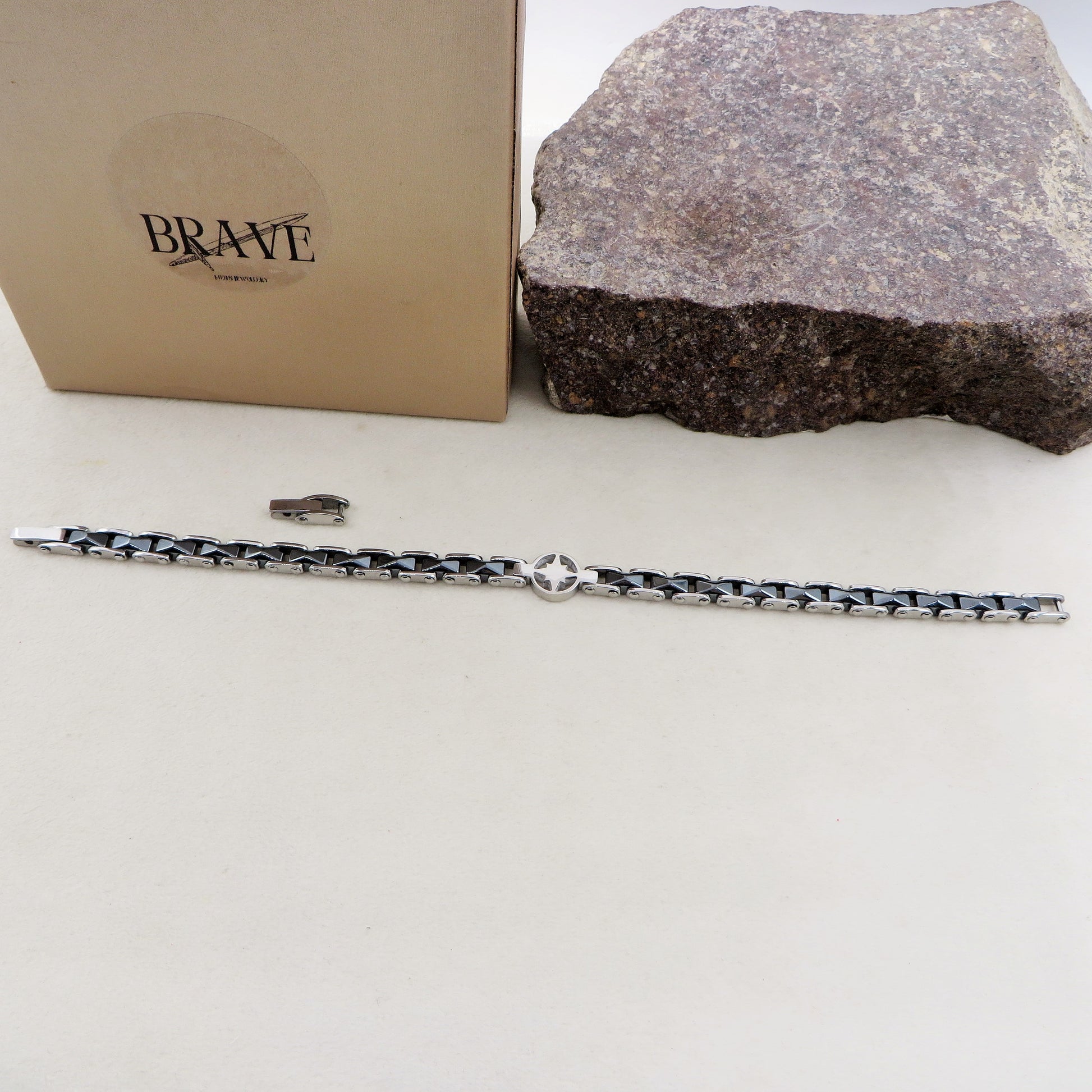 Bracciale in Acciaio catena nera – Group S.r.l Bracciale in Acciaio catena nera – Group S.r.l