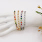 DELILAH RAINBOW - Bracciale Tennis con Cubic Zirconia rotondi