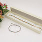 CINDY  RAINBOW ~ ACCIAIO INOSSIDABILE - Bracciale tennis in cubic zirconia rotondi