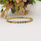 CINDY  RAINBOW ~ ACCIAIO INOSSIDABILE - Bracciale tennis in cubic zirconia rotondi