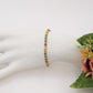 CINDY  RAINBOW ~ ACCIAIO INOSSIDABILE - Bracciale tennis in cubic zirconia rotondi