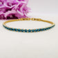 ALICIA NEW COLOURS ~ Bracciale tennis in ACCIAIO INOSSIDABILE con Cubic Zirconia