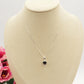 CONNIE 8mm ~ ARGENTO 925 ~ Collana con pendente cuore in cubic zirconia