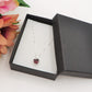 CONNIE 8mm ~ ARGENTO 925 ~ Collana con pendente cuore in cubic zirconia