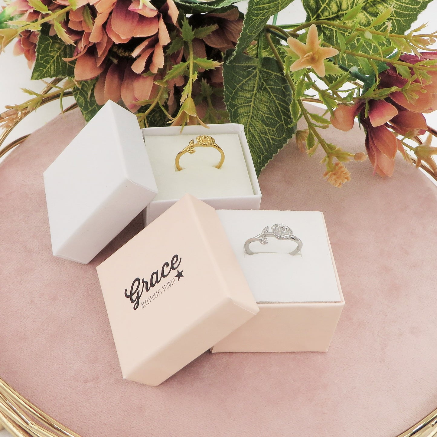 VENICE RING - ACCIAIO INOSSIDABILE ~ Anello chiodo con cubic zirconia alta qualità