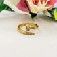 VENICE RING - ACCIAIO INOSSIDABILE ~ Anello chiodo con cubic zirconia alta qualità