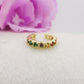 ANASTASIA RAINBOW Earcuff ~ ARGENTO 925 - Earcuff  con cubic zirconia