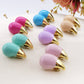 DROP SPRING COLOURS - ACCIAIO  inossidabile ~ Paio Orecchini goccia bombe' smaltati