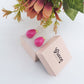 DROP SPRING COLOURS - ACCIAIO  inossidabile ~ Paio Orecchini goccia bombe' smaltati