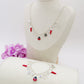 GOOD LUCK Collana bagnato ARGENTO ~ in ACCIAIO INOSSIDABILE con charms portafortuna