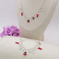 GOOD LUCK Collana bagnato ARGENTO ~ in ACCIAIO INOSSIDABILE con charms portafortuna