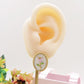 GRACE TULIP ~ Set Anello e orecchini fiore vintage in ACCIAIO INOSSIDABILE 316L