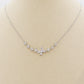 MARIPOSA ~ Girocollo con farfalle zirconate in ACCIAIO INOSSIDABILE e cubic zirconia