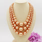 TRIPLE MAXI PEARLS  - Collana tripla perle - 5  VARIANTI COLORE
