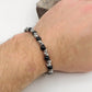 Bracciale unisex elasticizzato NODINI ACCIAIO INOSSIDABILE + perle colours