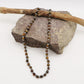 SET OCCHIO DI TIGRE Naturale - UOMO - Collana + Bracciale ACCIAIO inossidabile