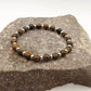 SET OCCHIO DI TIGRE Naturale - UOMO - Collana + Bracciale ACCIAIO inossidabile