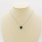 LILY  big Flower ~ ACCIAIO INOSSIDABILE Collana fiore pendente in madreperla