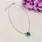LILY  big Flower ~ ACCIAIO INOSSIDABILE Collana fiore pendente in madreperla