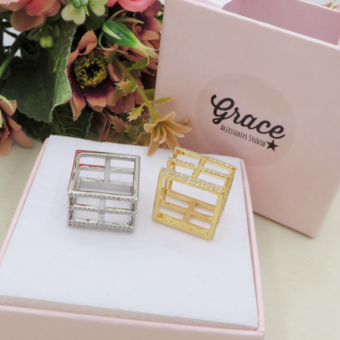 FERMA FOULARD ~ SQUARE SHINE