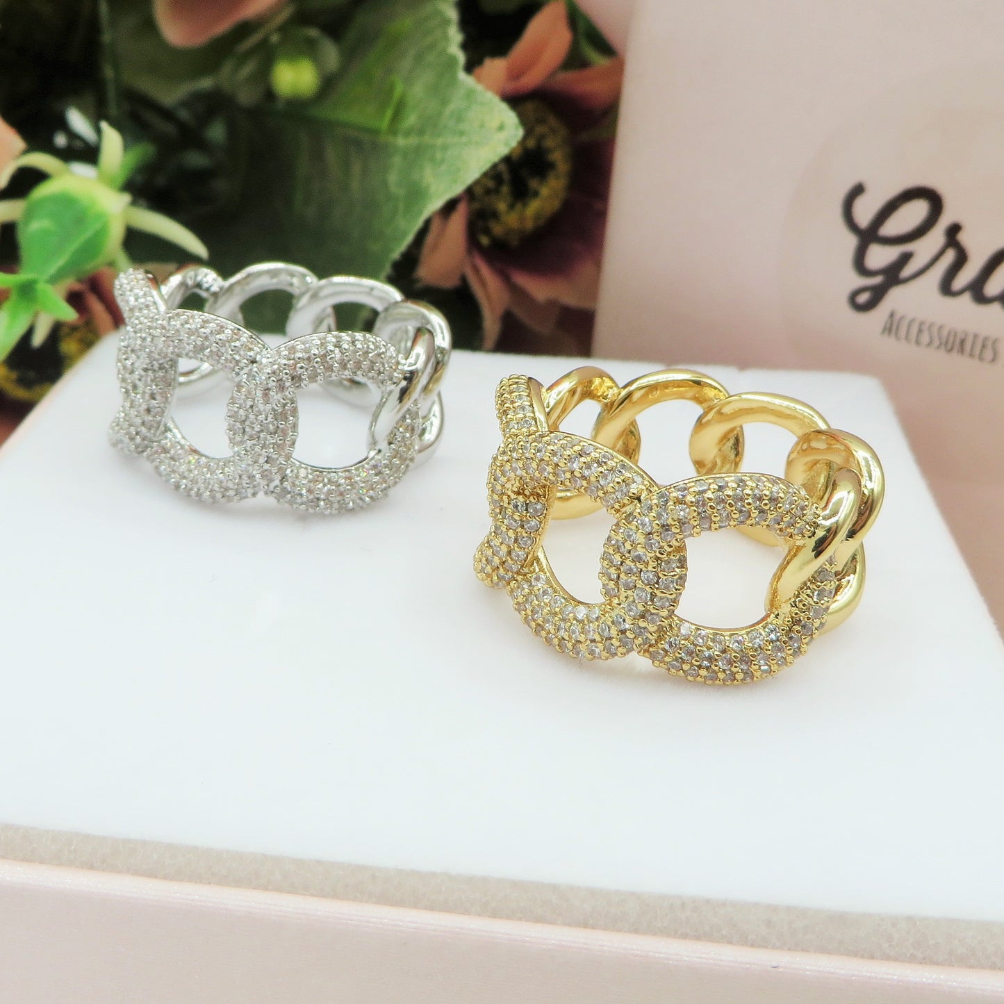 FERMA FOULARD ~ CHAIN SHINE