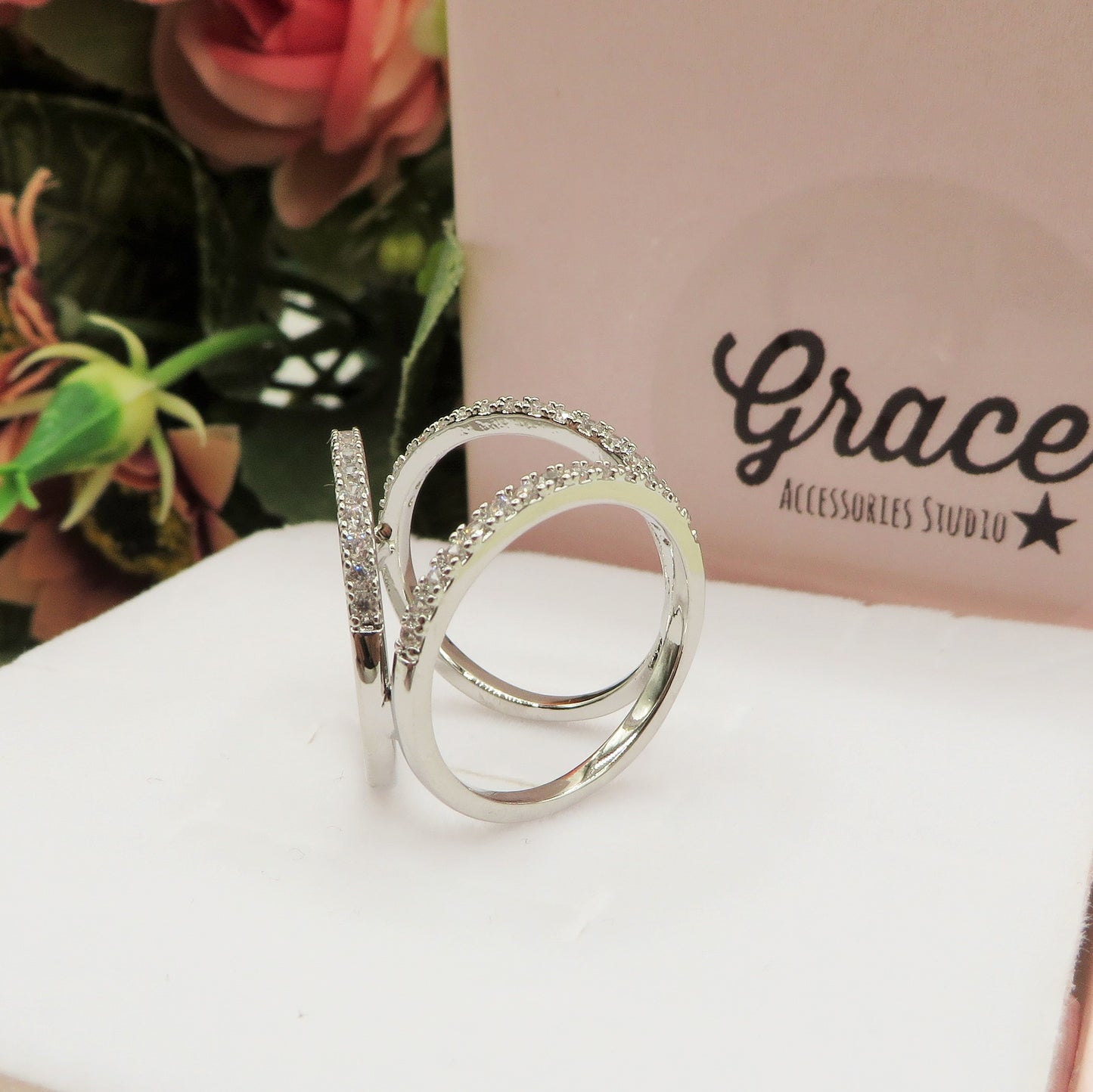 FERMA FOULARD ~ CIRCLES SHINE