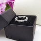 FEDE zirconi 3mm INFINITY ARGENTO 925 ~ Anello con cubic zirconia AAAAA