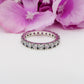 FEDE zirconi 3mm INFINITY ARGENTO 925 ~ Anello con cubic zirconia AAAAA