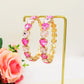 LUCE HEARTS - Big Hoops - Orecchini a cerchio con pietre sfaccettate